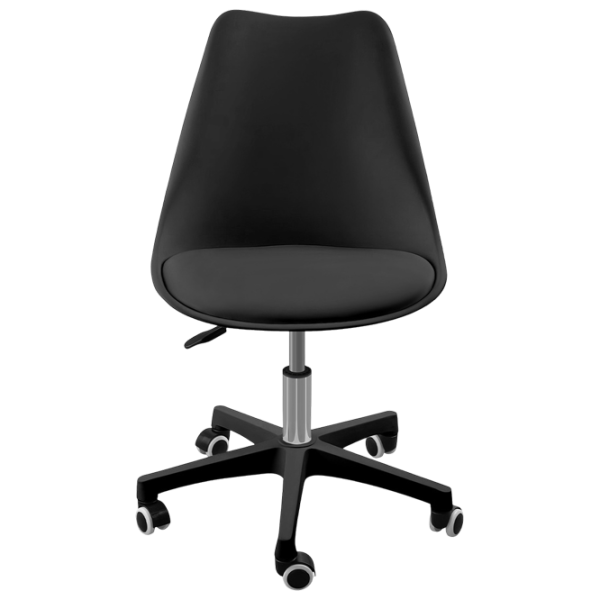 Scaun de birou Sunrise C-30A PP Plastic/ Black  photo 1