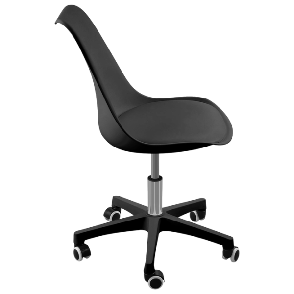 Scaun de birou Sunrise C-30A PP Plastic/ Black  photo 2
