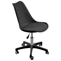 Scaun de birou Sunrise C-30A PP Plastic/ Black photo 3