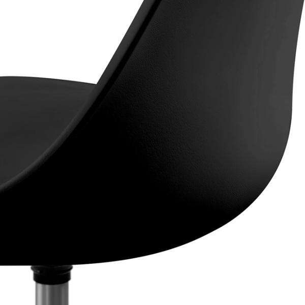 Scaun de birou Sunrise C-30A PP Plastic/ Black  photo 6