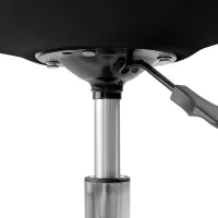 Scaun de birou Sunrise C-30A PP Plastic/ Black photo 7