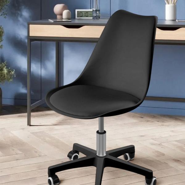 Scaun de birou Sunrise C-30A PP Plastic/ Black  photo 8