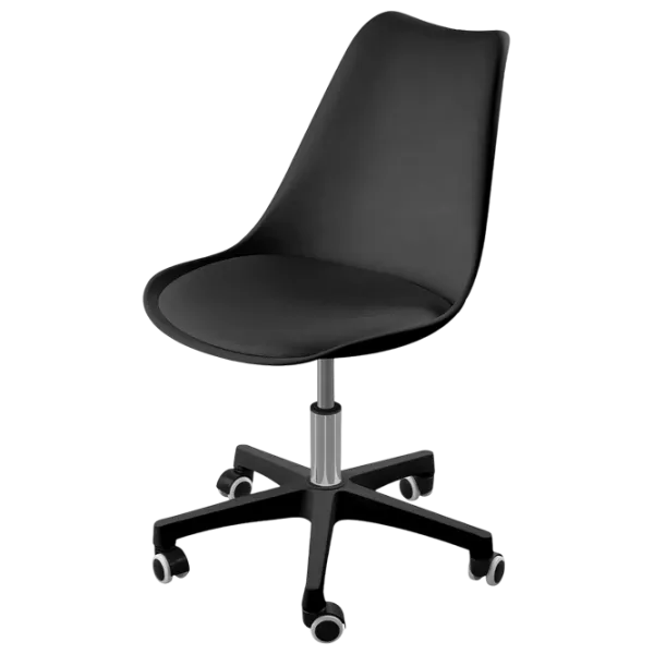 Scaun de birou Sunrise C-30A PP Plastic/ Black  photo 9