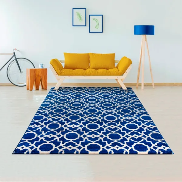 Ковер Covoare Ungheni Matrix Синий / Синтетическая нить photo 2 Ковер Covoare Ungheni Matrix Синий / Синтетическая нить photo 2
