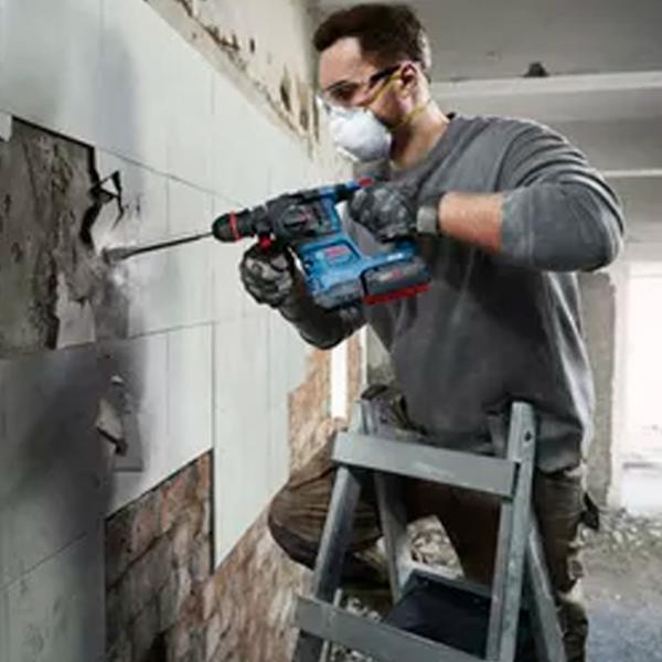 Ciocan rotopercutor Bosch ACU GBH 18V-22 X  / Blue photo 2