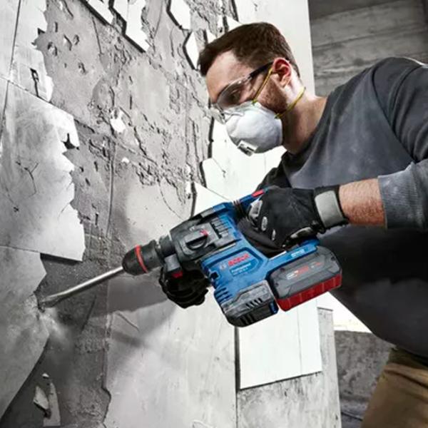 Ciocan rotopercutor Bosch ACU GBH 18V-22 X  / Blue photo 5
