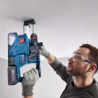 Ciocan rotopercutor Bosch ACU GBH 18V-22 X / Blue photo 8