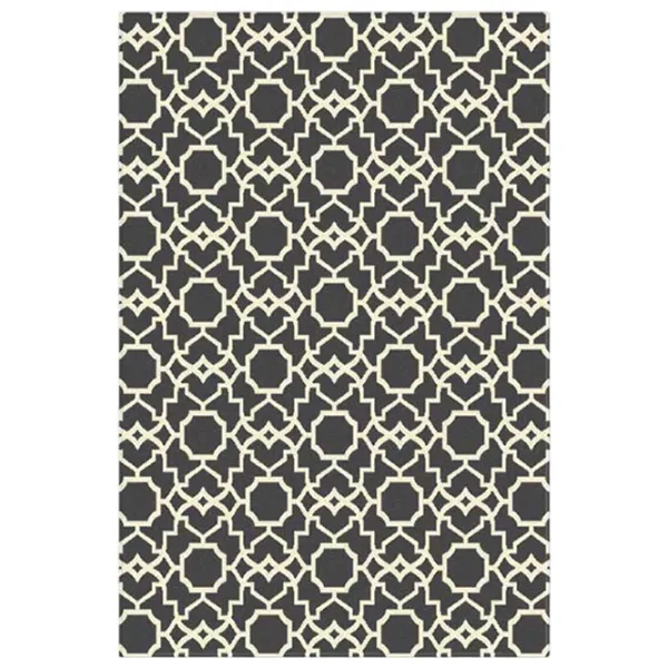 Ковер Covoare Ungheni Matrix Black Beige / Фризе photo 1 Ковер Covoare Ungheni Matrix Black Beige / Фризе photo 1