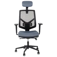 Fotoliu de birou AG SYN SKILL  Plasă acrilică/ Grey Black