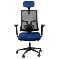 Fotoliu de birou AG SYN PURE  Plasă acrilică/ Blue Black