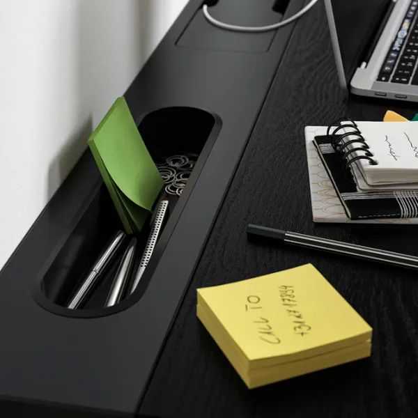 Masă de birou Ikea Mittzon MDF/ Black photo 6