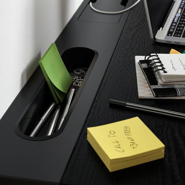 Masă de birou Ikea Mittzon MDF/ Black photo 6