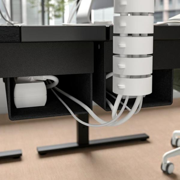 Masă de birou Ikea Mittzon MDF/ Black photo 7