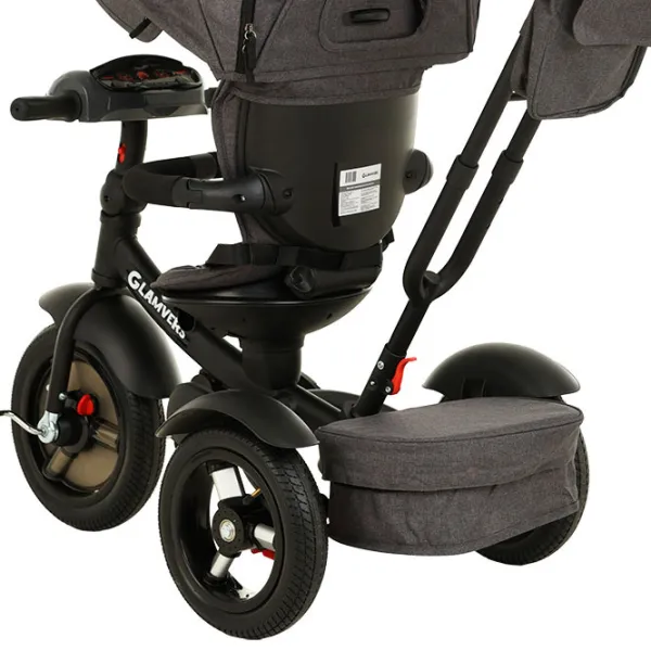 Triciclu Glamvers Record New 25 kg / Gray photo 6