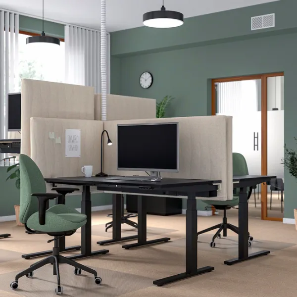 Masă de birou Ikea Mittzon PAL/ Black photo 7