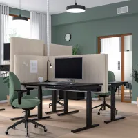 Офисный стол Ikea Mittzon ДСП/ Черный photo 7