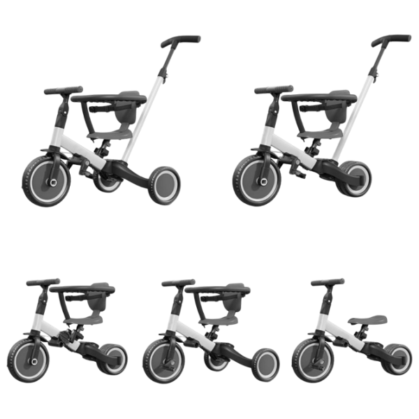 Triciclu Glamvers 5in1 25 kg / Gray photo 2
