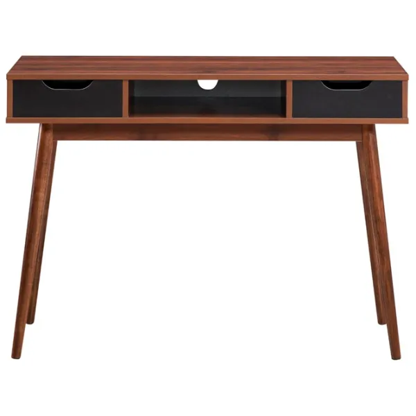 Masă de birou Costway HW66206CF Masiv/ Brown photo 1