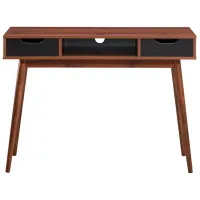 Офисный стол Costway HW66206CF Массив/ Коричневый