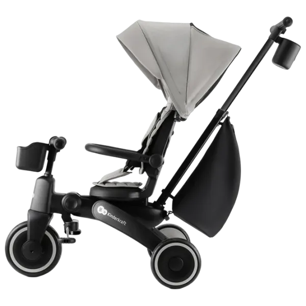 Triciclu KinderKraft Jazz 2 25 kg / Gray photo 2 Triciclu KinderKraft Jazz 2 25 kg / Gray photo 2