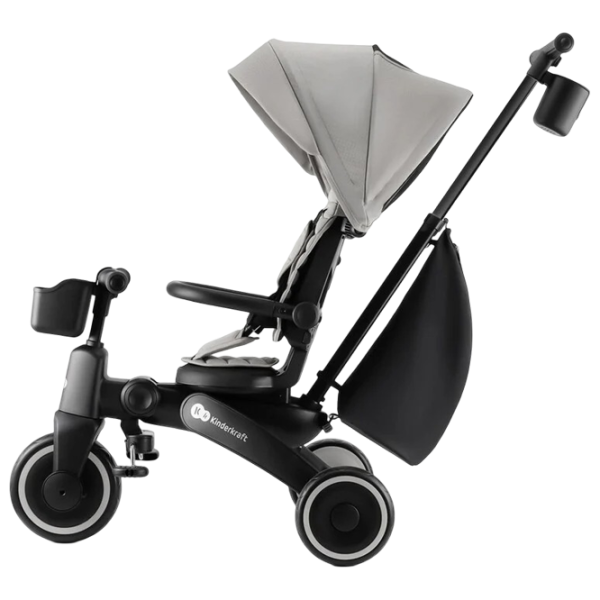Triciclu KinderKraft Jazz 2 25 kg / Gray photo 2 Triciclu KinderKraft Jazz 2 25 kg / Gray photo 2