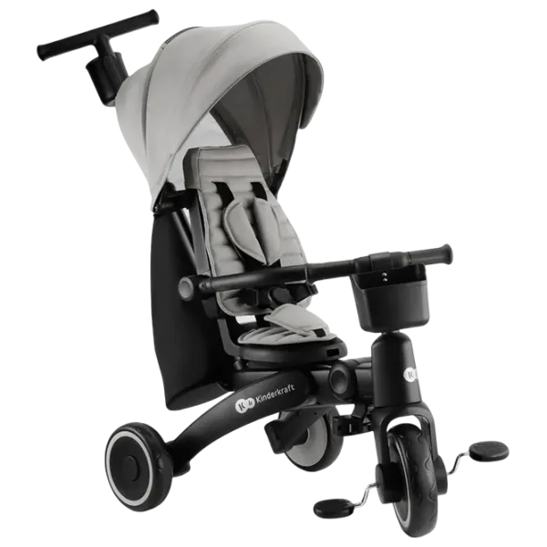 Triciclu KinderKraft Jazz 2 25 kg / Gray photo 4 Triciclu KinderKraft Jazz 2 25 kg / Gray photo 4