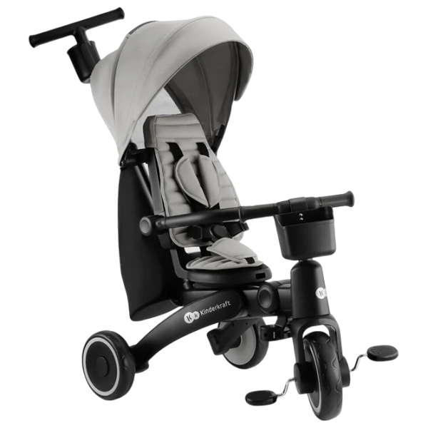 Triciclu KinderKraft Jazz 2 25 kg / Gray photo 4 Triciclu KinderKraft Jazz 2 25 kg / Gray photo 4