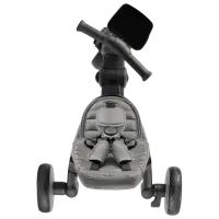 Triciclu KinderKraft Jazz 2 25 kg / Gray photo 5