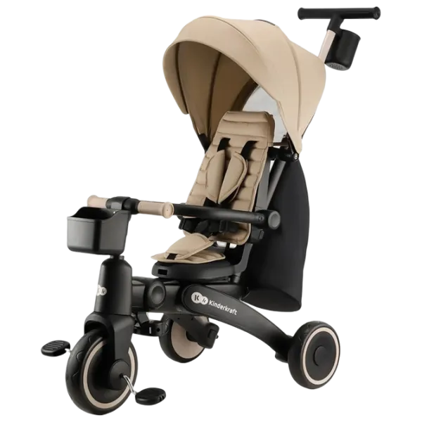Triciclu KinderKraft Jazz 2 25 kg / Beige photo 1