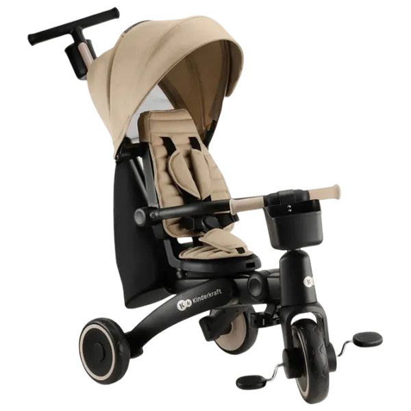 Triciclu KinderKraft Jazz 2 25 kg / Beige photo 2