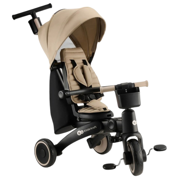 Triciclu KinderKraft Jazz 2 25 kg / Beige photo 2
