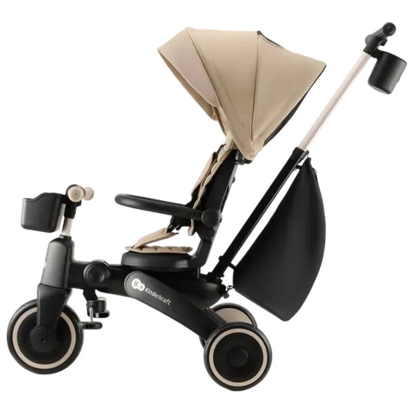 Triciclu KinderKraft Jazz 2 25 kg / Beige photo 3