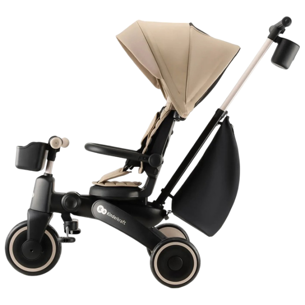 Triciclu KinderKraft Jazz 2 25 kg / Beige photo 3