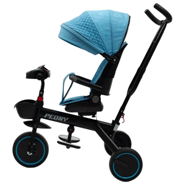 Трицикл Baby Mix Peony EVA 25 кг / Синий photo 2 Трицикл Baby Mix Peony EVA 25 кг / Синий photo 2