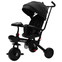 Трицикл Baby Mix Peony EVA 25 кг / Черный