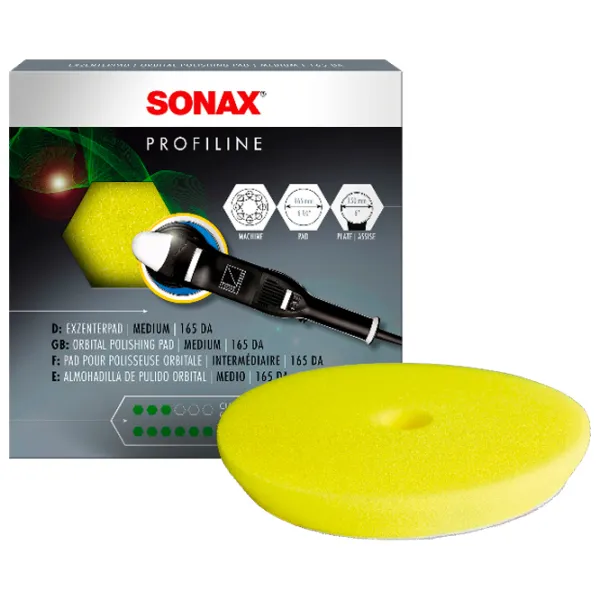 Губка абразивная Sonax Dual Action FinishPad Для полировки photo 2 Губка абразивная Sonax Dual Action FinishPad Для полировки photo 2