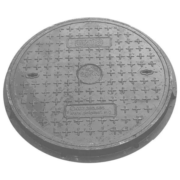 Capac canalizare Uniplast D.700x30 Gray / Compozit photo 1