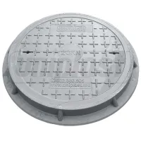 Канализационная крышка Uniplast D.600x30 Серый / Композитный