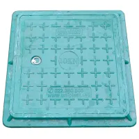 Канализационная крышка Uniplast 16060 Зеленый / Композитный