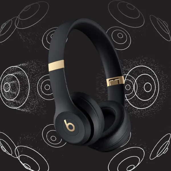 Наушники Beats Solo 4 Золотой Черный Беспроводные/ Персональный photo 5