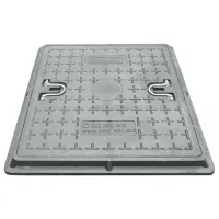 Канализационная крышка Uniplast 161032 Черный / Композитный