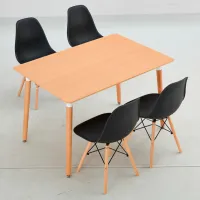 Masă de bucătărie fixă Sunrise T-03 MDF/ Sonoma Oak photo 2