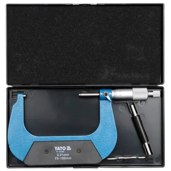 Micrometru Yato YT72303 Blue / Mecanic photo 3 Micrometru Yato YT72303 Blue / Mecanic photo 3