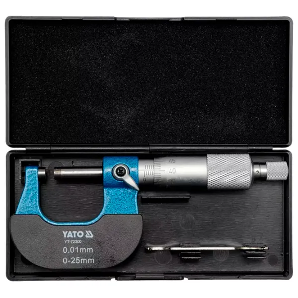 Micrometru Yato YT72300 Blue / Mecanic photo 2 Micrometru Yato YT72300 Blue / Mecanic photo 2