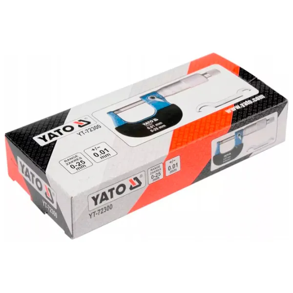 Micrometru Yato YT72300 Blue / Mecanic photo 5 Micrometru Yato YT72300 Blue / Mecanic photo 5