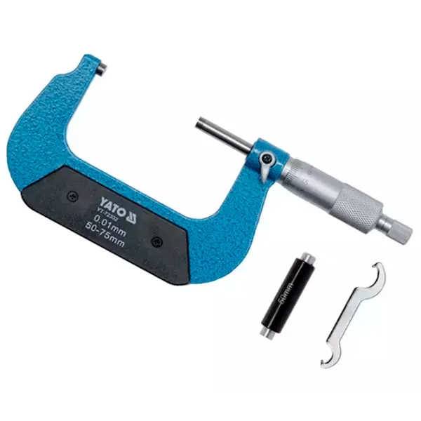Micrometru Yato YT72302 Blue / Mecanic photo 5 Micrometru Yato YT72302 Blue / Mecanic photo 5