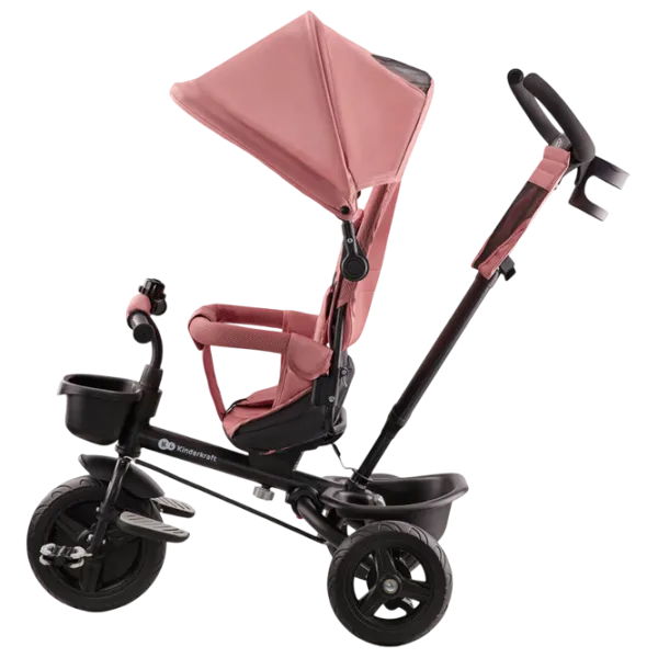 Трицикл KinderKraft Aveo 25 кг / Розовый photo 2 Трицикл KinderKraft Aveo 25 кг / Розовый photo 2