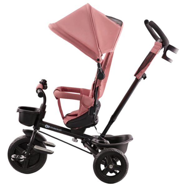 Трицикл KinderKraft Aveo 25 кг / Розовый photo 2 Трицикл KinderKraft Aveo 25 кг / Розовый photo 2