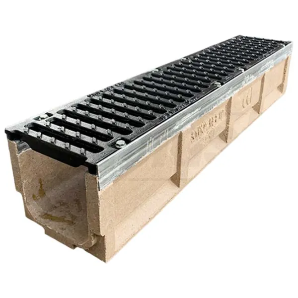 Grătar de canalizare Uniplast EN124 D400 TR Gray / Fibrobeton photo 2