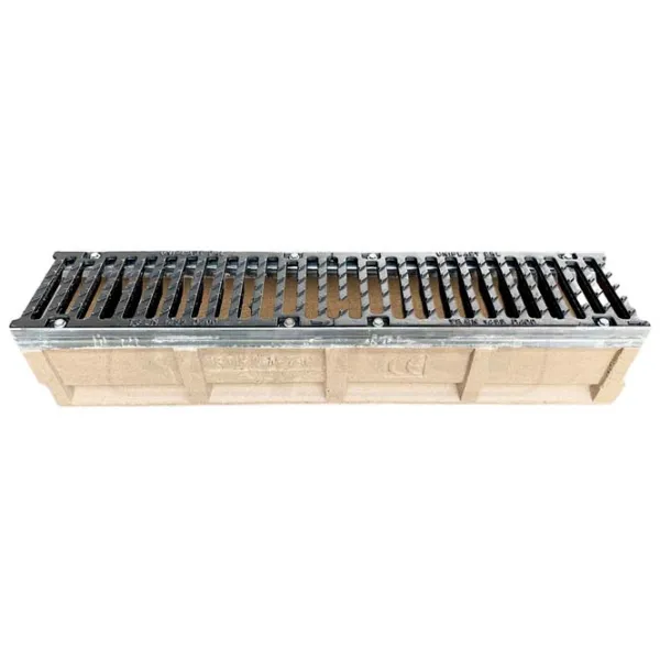 Grătar de canalizare Uniplast EN124 D400 TR Gray / Fibrobeton photo 3